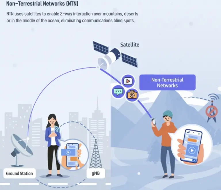 5G NTN satellite communication